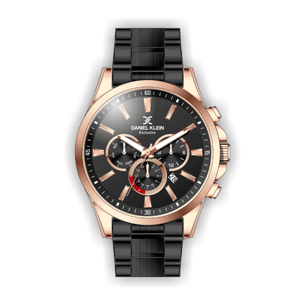 Anúncio: Relógio Analógico Masculino Daniel Klein Exclusive DK.1.12423-4 - Rosa Ouro e Preto