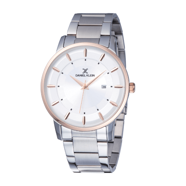Anúncio: Relógio Analógico Masculino Daniel Klein Premium DK12021-6 - Prata e Rosa Ouro