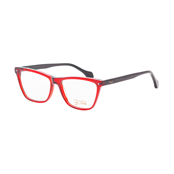 Anúncio: Armação para Óculos de Grau Visard A0131 C7 Tam. 54-15-140 mm - Preto/Vermelho