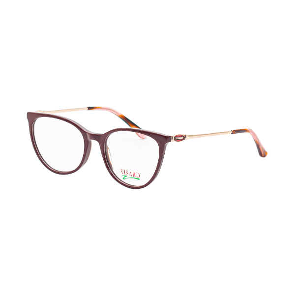 Anúncio: Armação para Óculos de Grau Feminino Visard V519 C4 Tam. 54-19-140mm - Marrom/Dourado