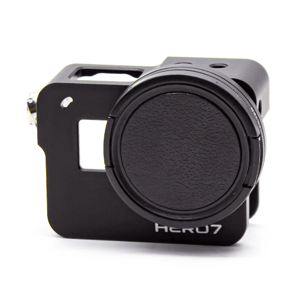 Anúncio: Case de Proteção de Alumínio GoPower GPR506A para GoPro Hero 7/6/5 com Filtro Uv 52mm - Preto