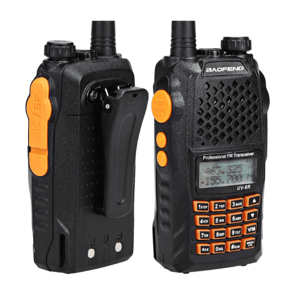 Anúncio: Rádio Walkie Talkie Dual Band Baofeng UV-6R VHF/UHF - Preto
