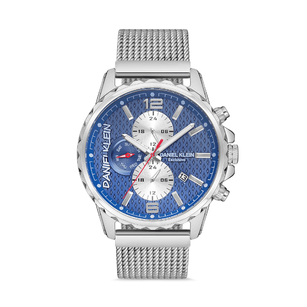 Anúncio: Relógio Analógico Masculino Daniel Klein Exclusive DK.1.12607-4 - Prata/Azul