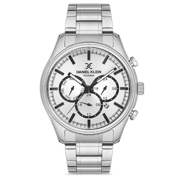 Anúncio: Relogio Analógico Masculino Daniel Klein DK.1.12673-1 Exclusive Gents / Pulseira de Aço Inoxidável - Prata