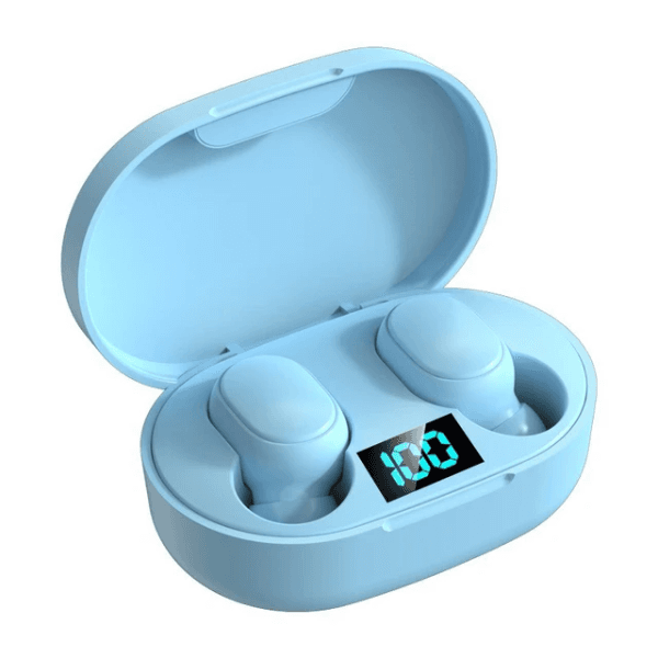 Anúncio: Fone de Ouvido Sem Fio E7S True Wireless Headset Com Bluetooth 5.3 - Azul Claro
