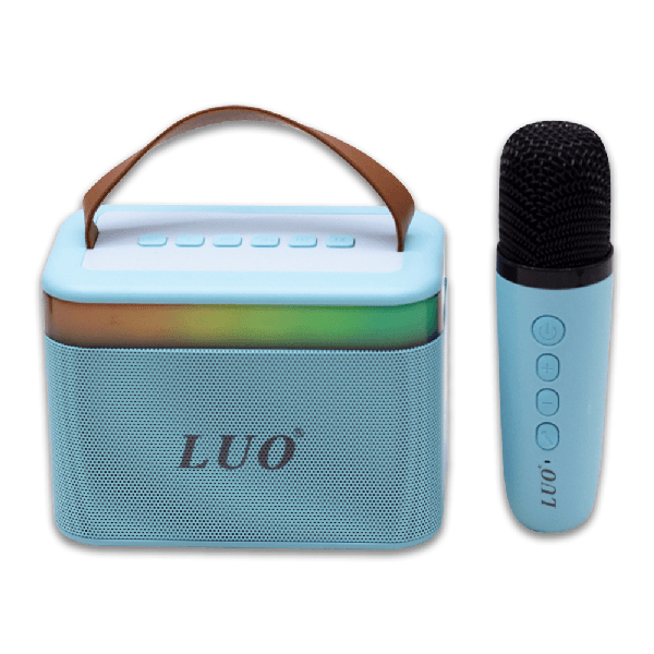 Anúncio: Mini Speaker / Caixa de Som Portátil Luo LU-3170 Com Microfone / Bluetooth / AUX / USB / TF / Recarregável - Azul Claro