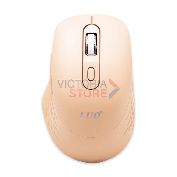 Anúncio: Mouse DPI Sem Fio Wireless Optical Luo LU-3047 / 1600 DPI / USB-A - Laranja Claro