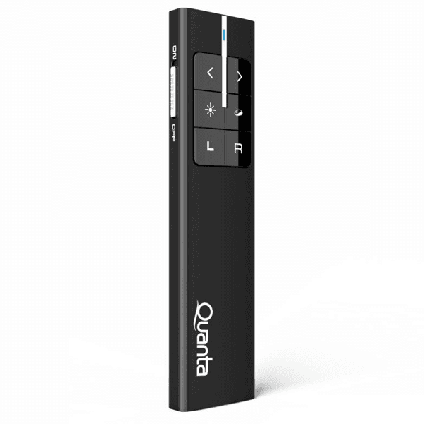 Anúncio: Apresentador Wireless A Laser Quanta QTPLM30 com Bluetooth - Preto