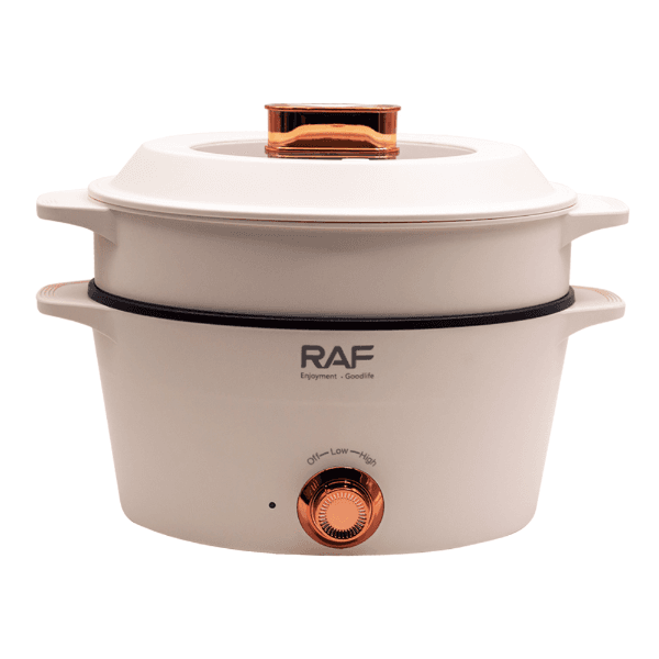 Anúncio: Panela Eletrica Raf R.5403W / 1300W / 5 Litros + 7 Litros / 220V ~ 50HZ - Branco