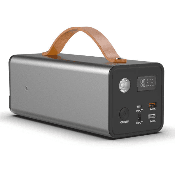 Anúncio: Estacao De Carga PowerBank Energy Storage XM02 Com Lanterna / 180W / USB-A X2 / USB-C / 220V ~ 50Hz - Cinza/Preto