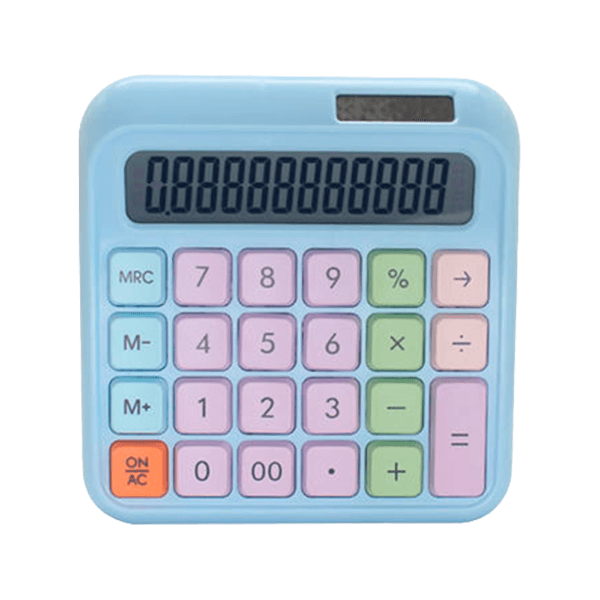 Anúncio: Calculadora Compacta Luo LU-646 - Azul Claro