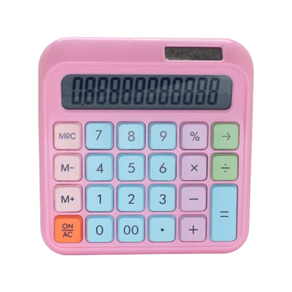 Anúncio: Calculadora Compacta Luo LU-646 - Rosa