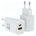 Anúncio: Carregador de Parede TFN 33W GaN WC-33-2105-WH / 1X USB-C / 1X USB-A / 100-240V ~ 50/60Hz - Branco