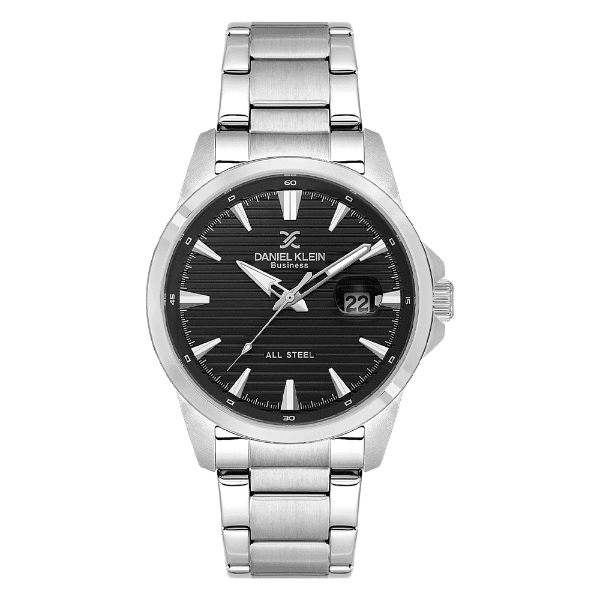 Anúncio: Relogio Analógico Masculino Daniel Klein DK.1.14466-2 Business Gents / Pulseira de Aço Inoxidável - Prata/Preto
