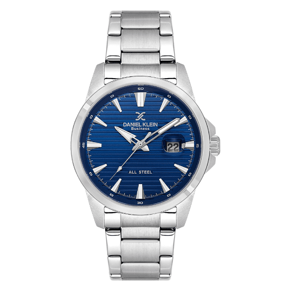 Anúncio: Relogio Analógico Masculino Daniel Klein DK.1.14466-3 Business Gents / Pulseira de Aço Inoxidável - Prata/Azul
