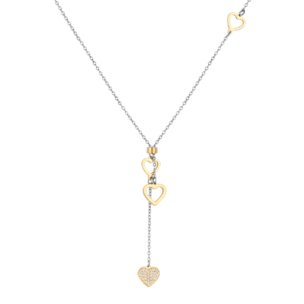 Anúncio: Colar Feminino Daniel Klein DKJ.5.20016-3 - Prata/Dourado