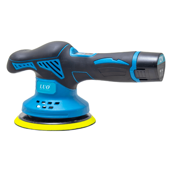 Anúncio: Polidora Sem Fio Luo LU-DG09 Com Acessorios / 2 Baterias / 150W / 5500Rpm / 12V - Azul