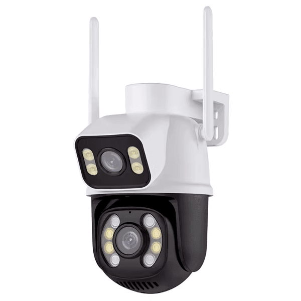 Anúncio: Camera de Segurança Smart Wifi A28B Com 2 Antenas / 6MP / Microfone / Alarma / Detecção Humana / Visao Noturna / App Icsee - Branco