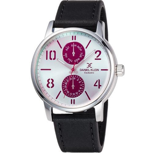 Anúncio: Relógio Analógico Daniel Klein Exclusive DK11842-1 Masculino, Couro - Preto, Prata e Vermelho