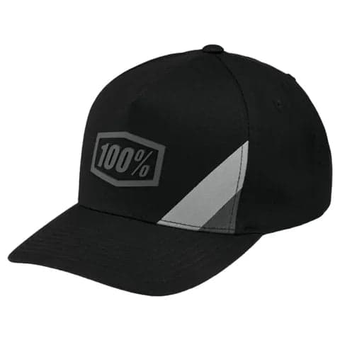 Gorra 100% Cornerstone X-Fit Snapback - Preto Cinza