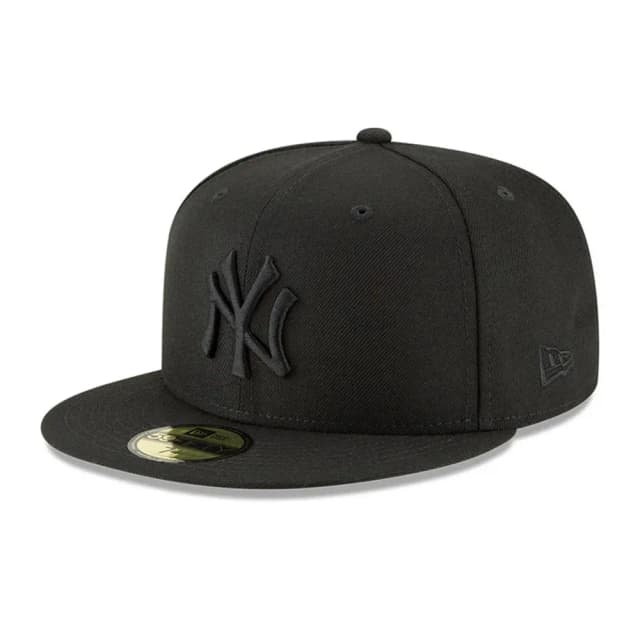 Boné New Era Mlb 59FIFTY NEW_YORK_YANKEES Preto/Preto/Cinza
