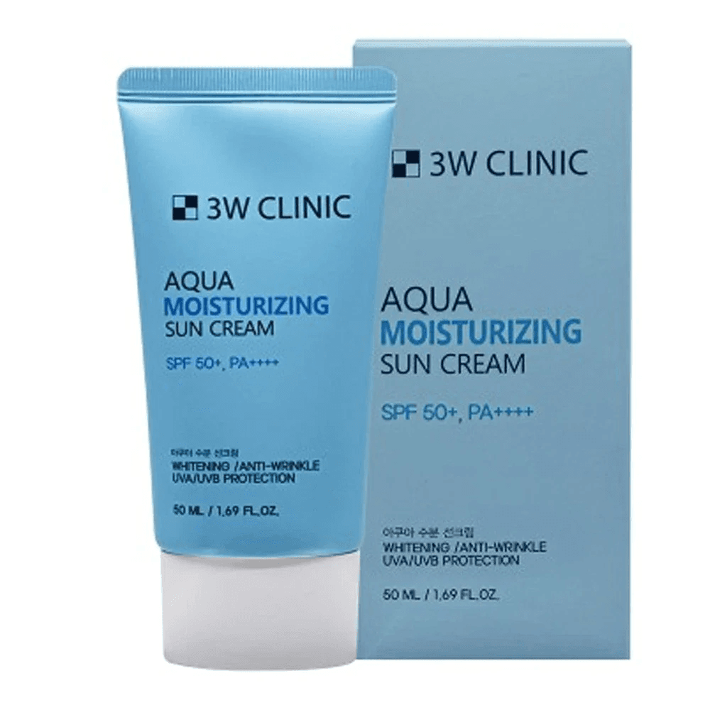3W Clinic Creme Solar Hidratante Aqua Spf50+ 60ml