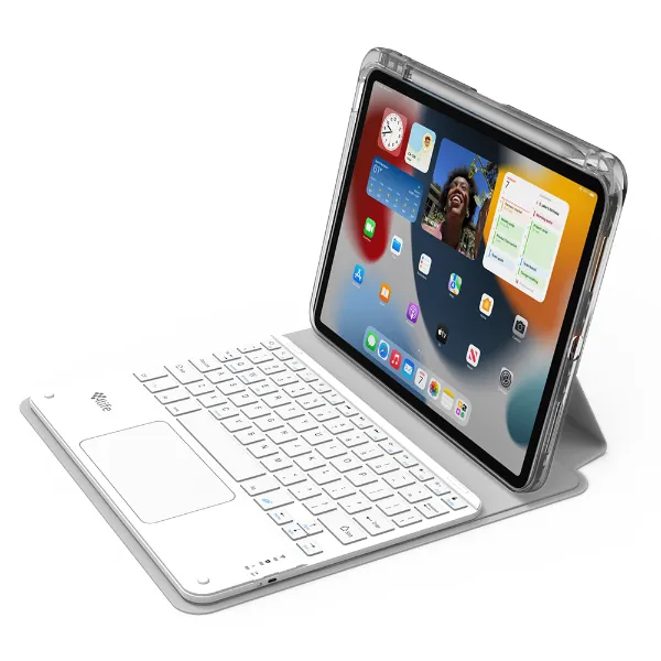 Capa Magnética 4Life com Teclado FL11P360CTG 11 Cinza
