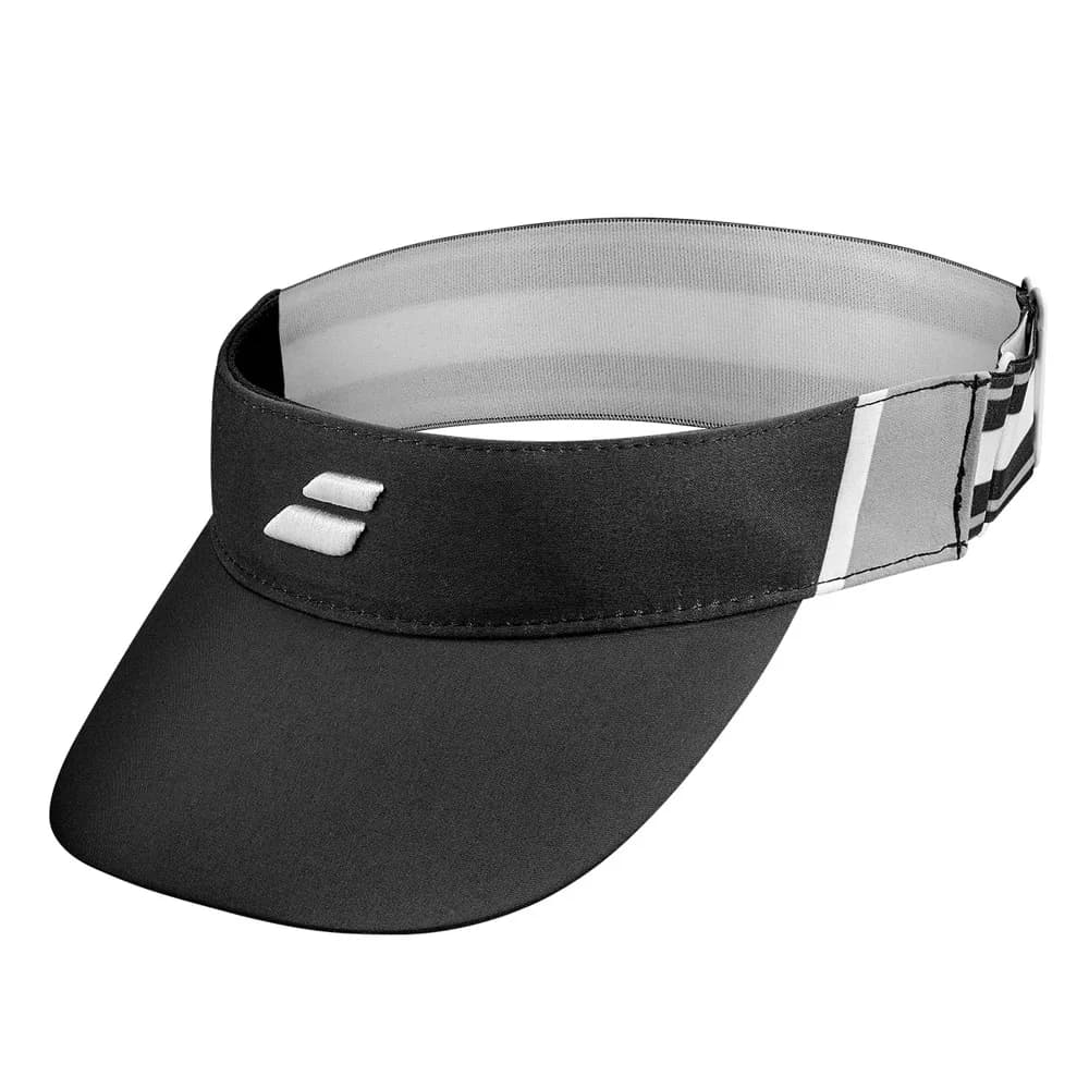 Acessório Visor Feminino Tênis Babolat Elastic_Visor Preto/Branco