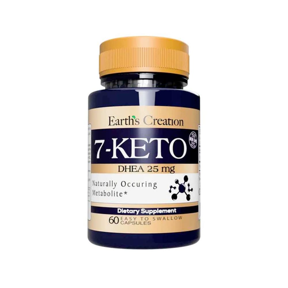 Cápsulas 7-Keto Earth's Creation Dhea 25MG 60