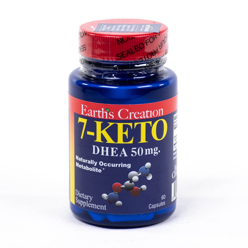 Cápsulas Dhea 7 Keto Earth's Creation 50MG 60