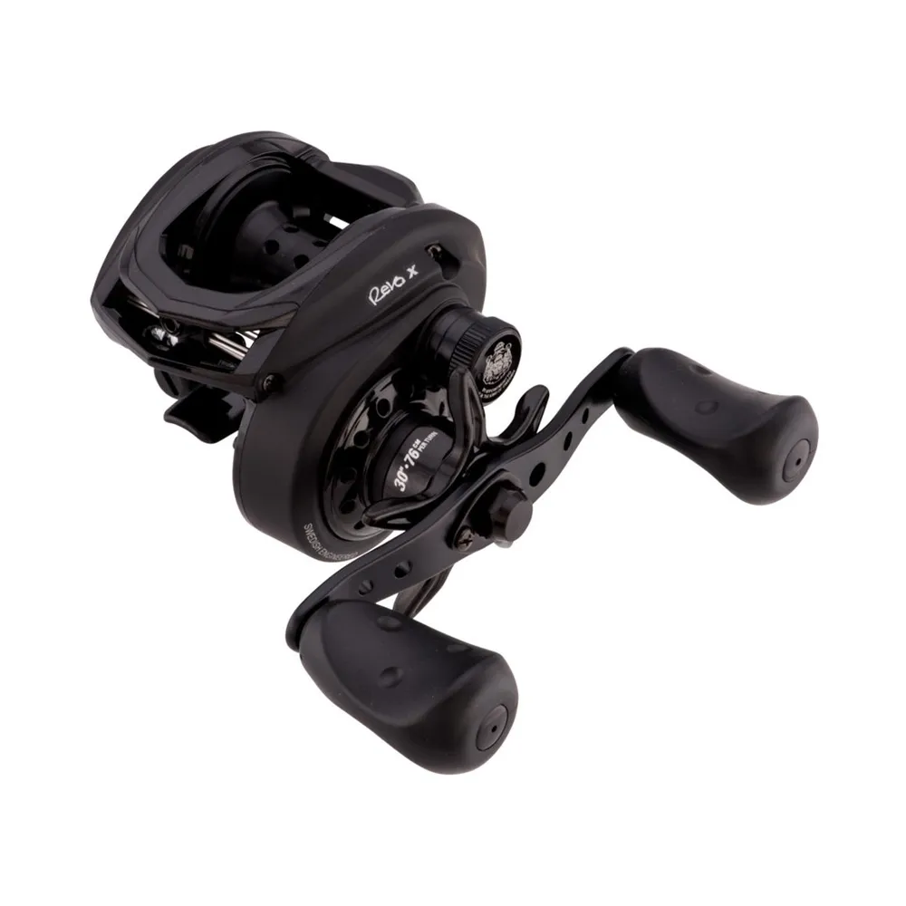 Abu Garcia Revo X Carretilha Aço Inoxidável Direita, Curvada Compacta e Estrela