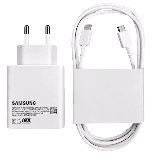 Fonte USB Samsung Ep-T6530NWEGEU 65W 2xUSB-C Branco
