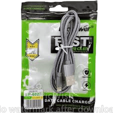 Ac Celular Cabo USB Ecopower Ep-6027 IPHONE/1M/NYLON Prata
