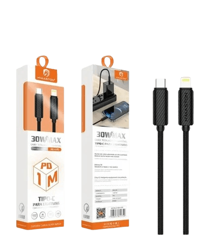 Ac Celular Cabo USB H Maston Hb14-1 V8 1M 30W Preto