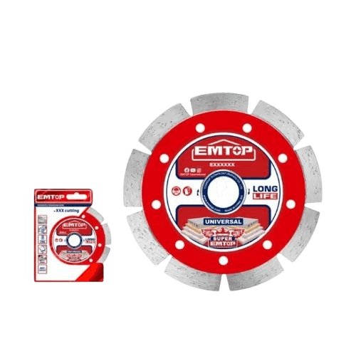 Ac Disco Emtop Diamantado P/Concreto Eddc011802 7" 180Mm*