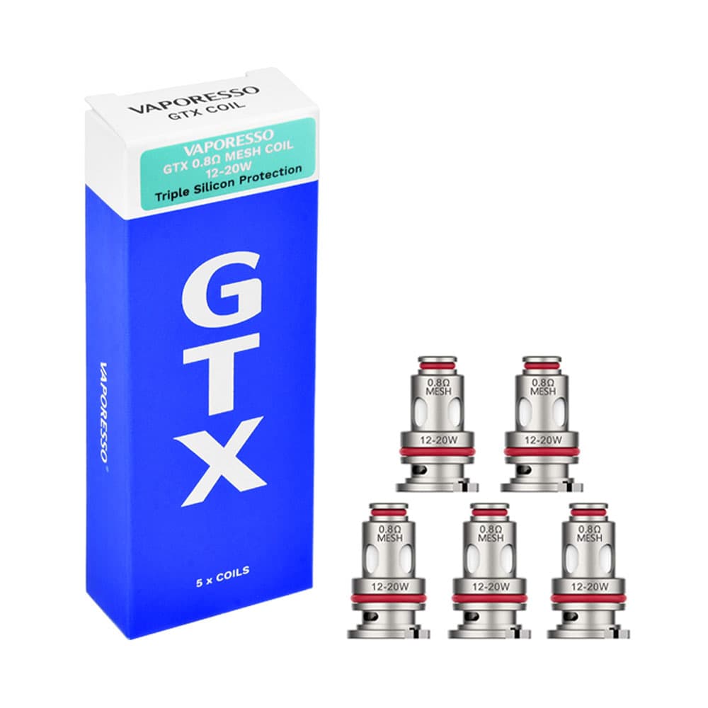Resistência Vaporesso GTX Mesh 0.8 (5 Unidades)