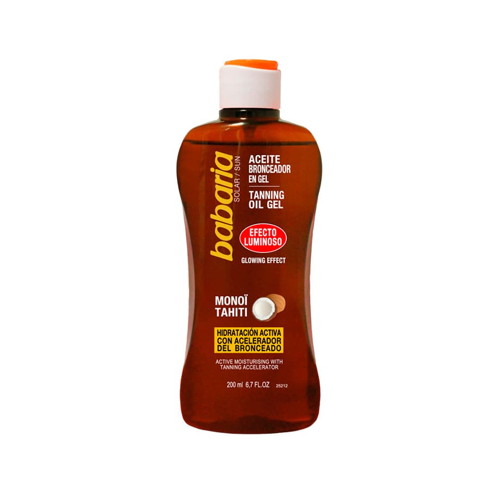Aceite Bronzeador Luminoso Babaria Monoi Tahiti 200ml