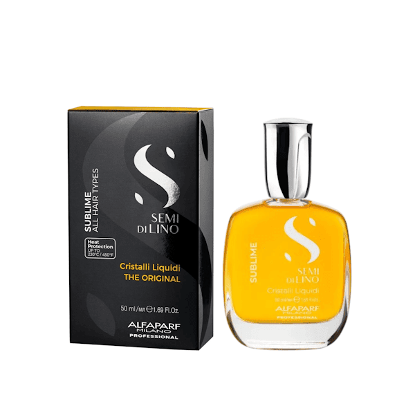 Óleo Capilar Alfaparf Milano Semi Di Lino Sublime The Original Cristalli Liquid 50ml