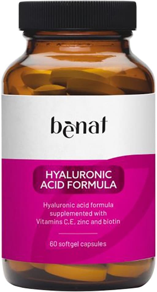 Ácido Hialurônico Benat Hyaluronic Acid Formula (60 Softgels)