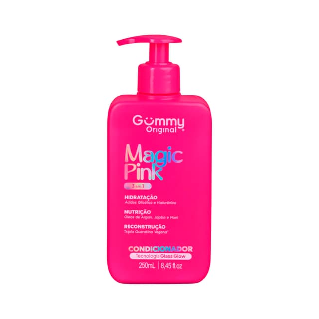 Condicionador Gummy Magic Pink 3 Em 1 250ml