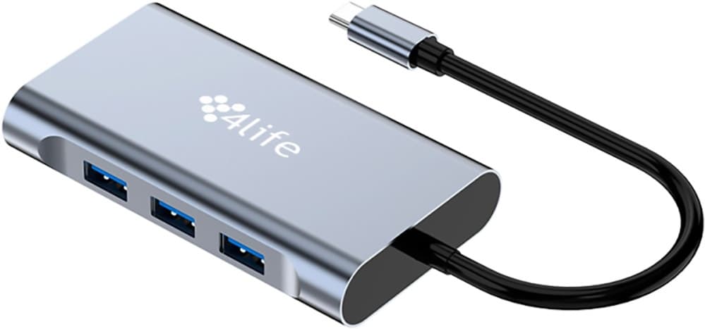 Hub USB-C 4Life 7-Em-1 FLW7A