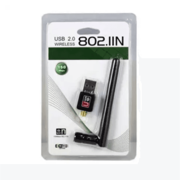 Adaptador de Antena Wireless USB 802.11N 600MBPS 2.4Ghz 802.11b/g/n Wlan Geral