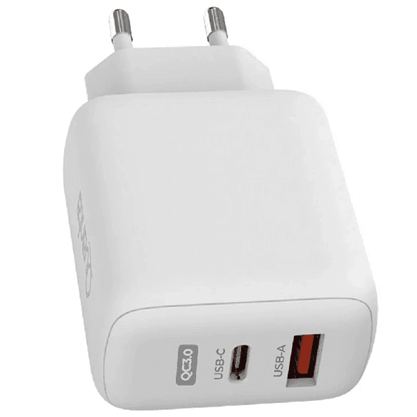 Adaptador de Parede Quanta Qtccr45 USB / USB-C 45W Branco