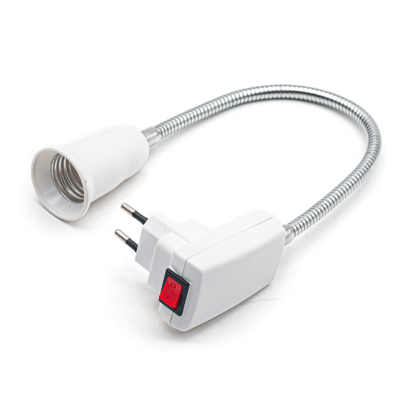 Adaptador de Base para Lâmpada Geral e27 60W 4A/250V