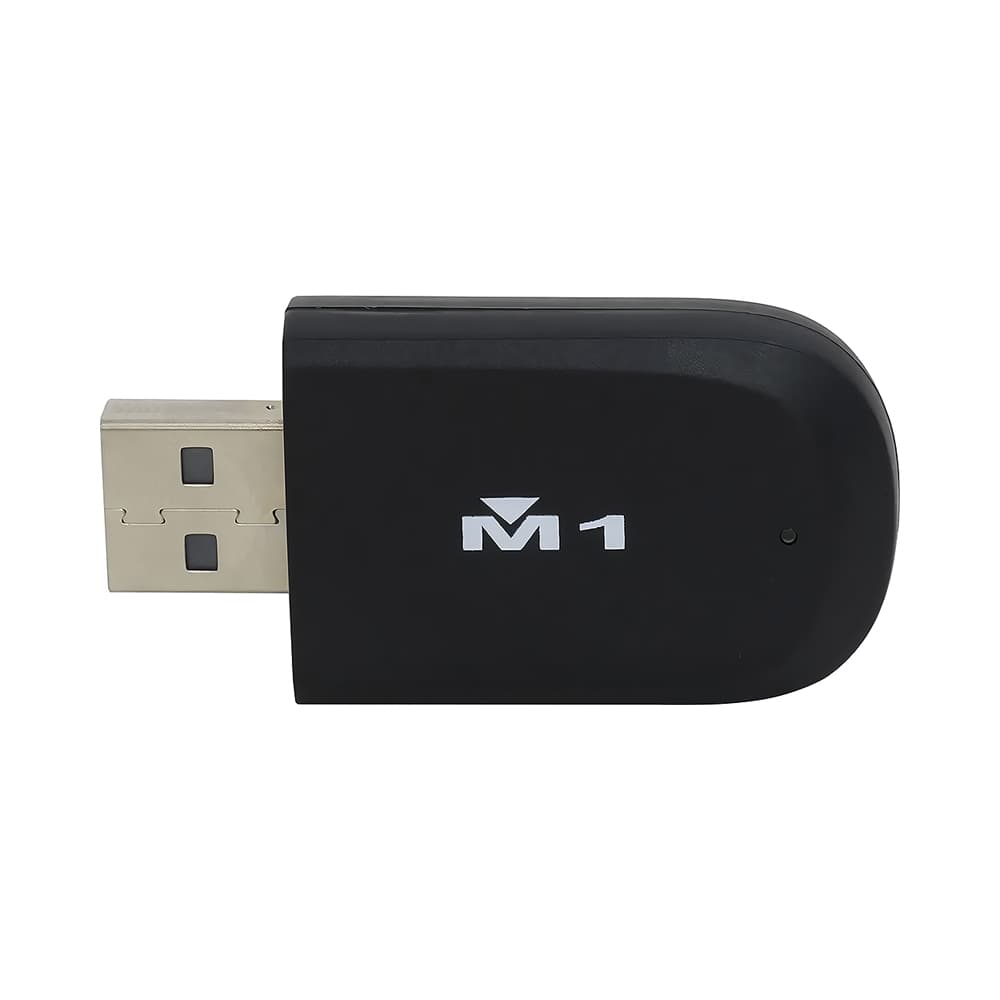 Adaptador Sem Fio Motor One M1 CarPlay USB-A Preto