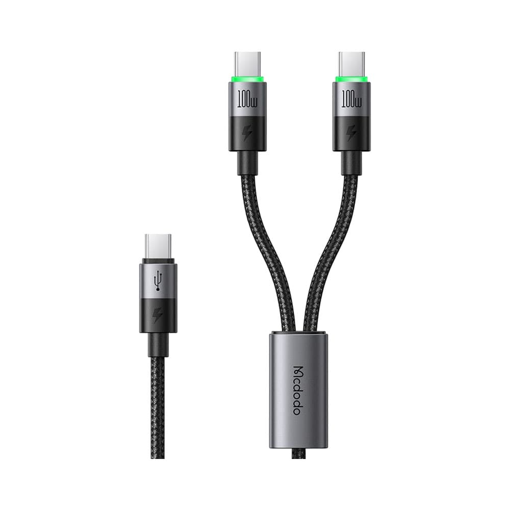 Adaptador USB-C Duplo Mcdodo Ca-6740 100W Cinza