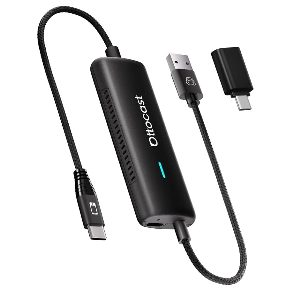 Adaptador Multimídia Ottocast Mirror Touch Ca450 para CarPlay - Preto