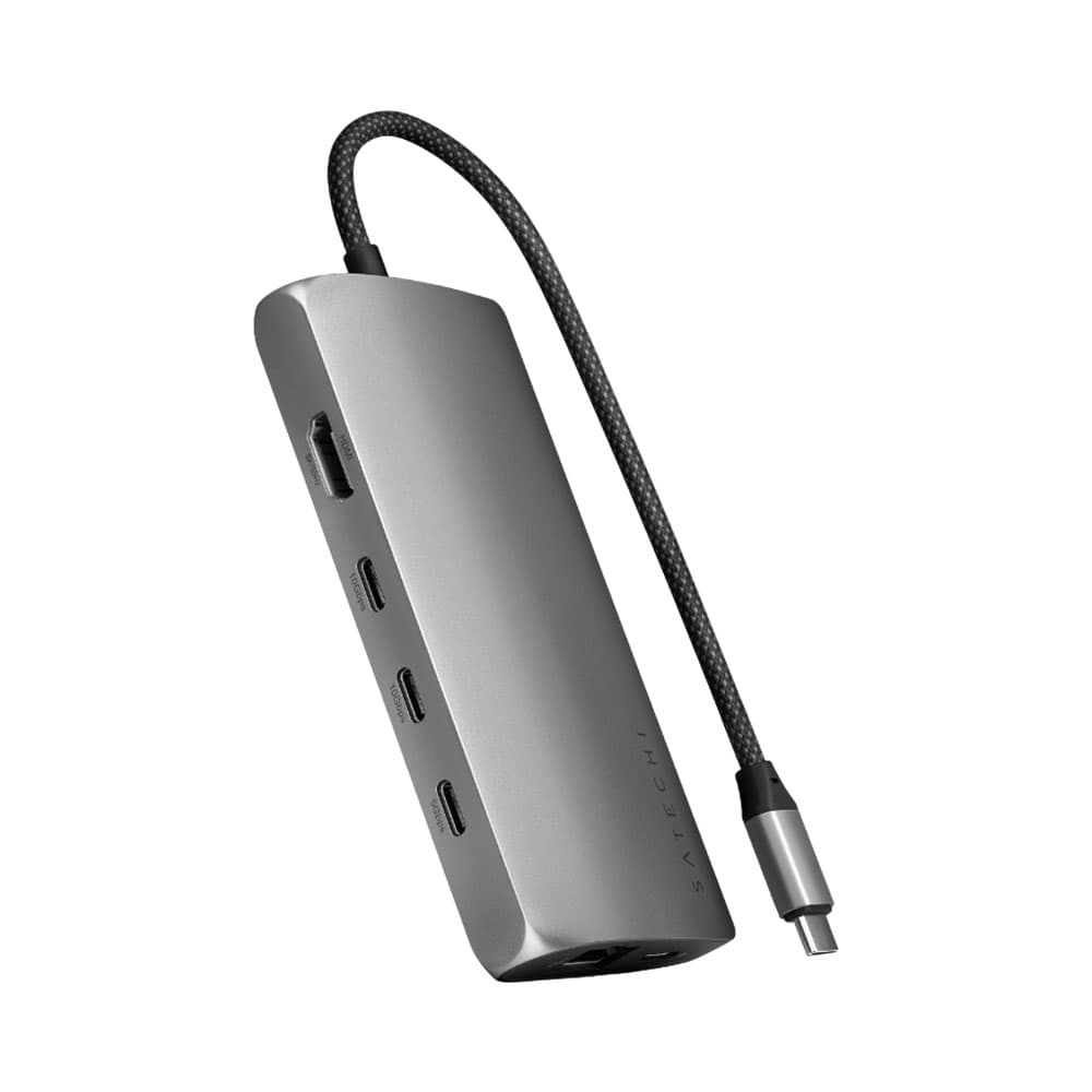 Adaptador Multipuerto Satechi St-P8KEM V3 USB-C 6 Em 1 Space Gray
