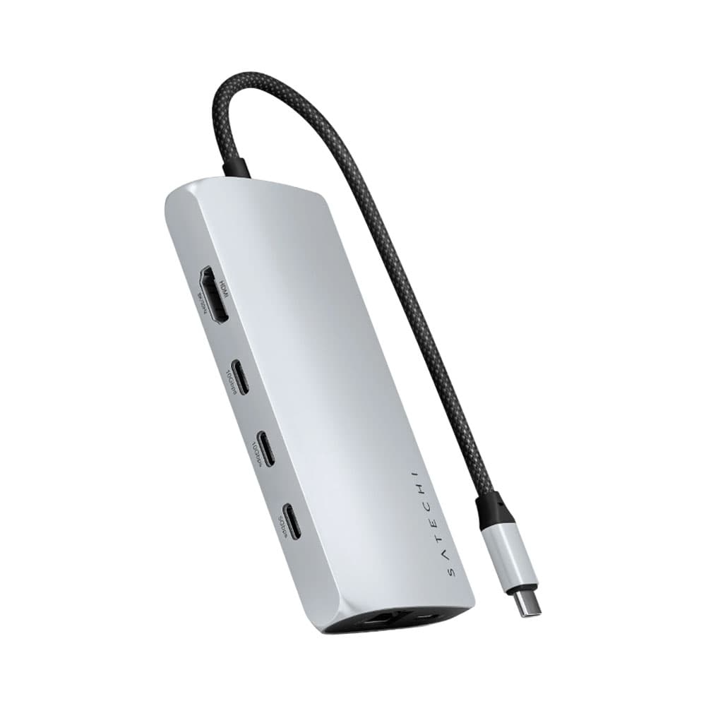 Adaptador Multiportas Satechi St-P8KES V3 USB C 6 Em 1