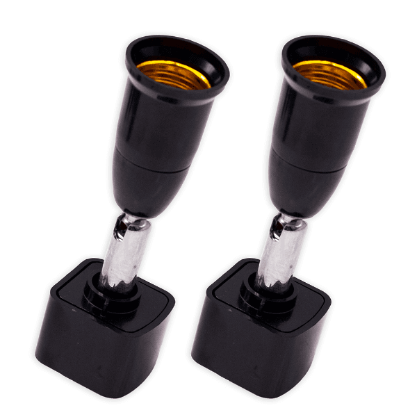 Adaptador de Porta-Lâmpada Anw-8 com 2 Peças para Trilio - Preto